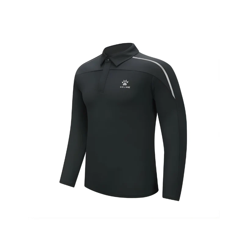 Kelme Men Long Sleeve Polo Shirt - Image 8