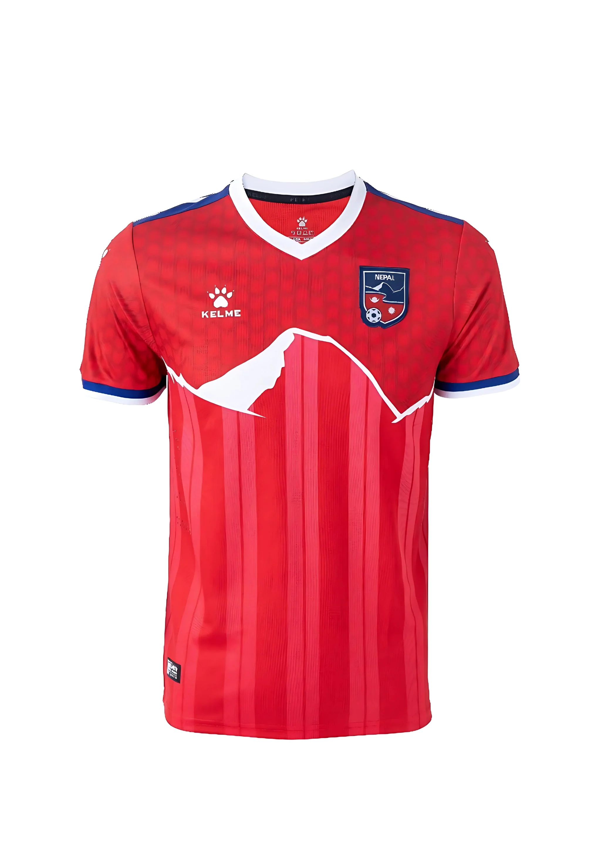 Kelme Official Nepal Soccer Team Adult Jersey - Image 2